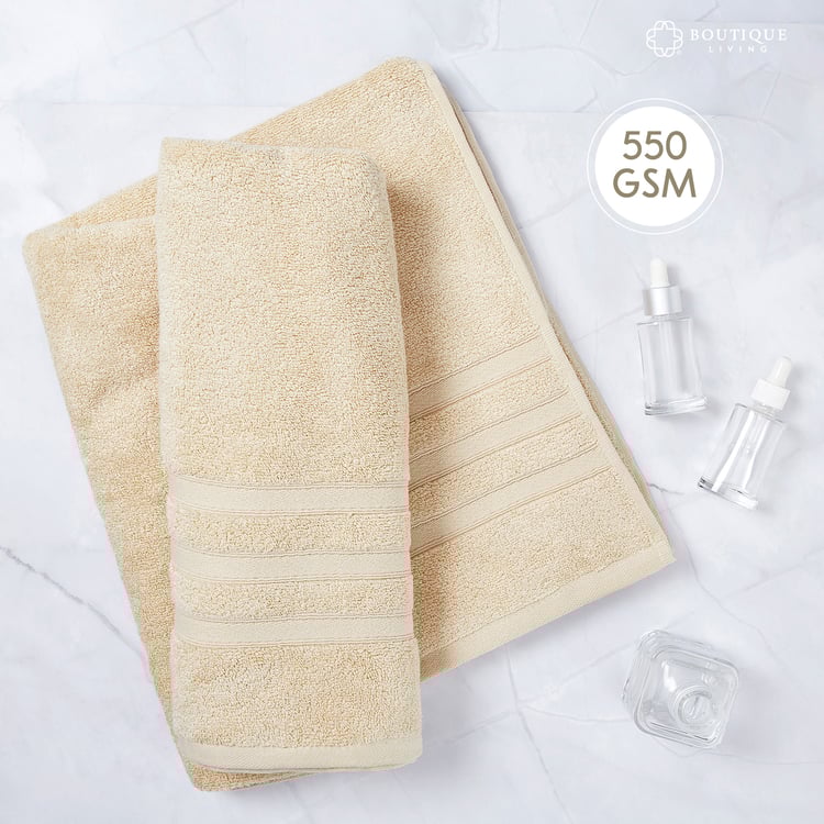 BOUTIQUE LIVING Zen Cotton Bamboo Bath Towel - 150x75cm