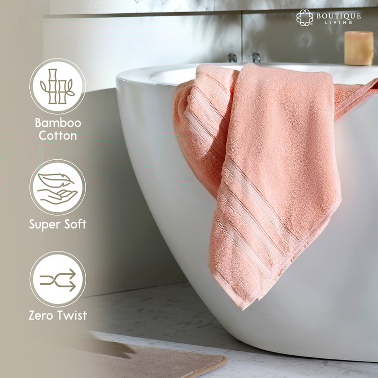 BOUTIQUE LIVING Cotton Bamboo Zen Bath Towel - 150x75cm