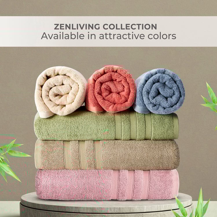 BOUTIQUE LIVING Zen Cotton Bamboo Bath Towel - 150x75cm