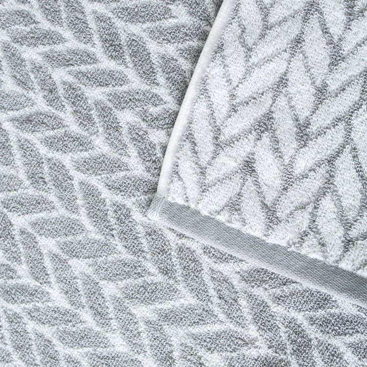 Nova Ashfall Chevron Cotton Jacquard Hand Towel - 40x60cm
