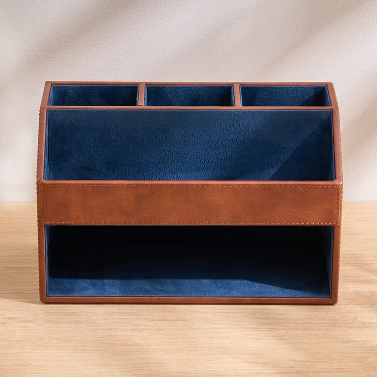 Orion Dohphy Wooden 5-Compartmet Desktop Organiser