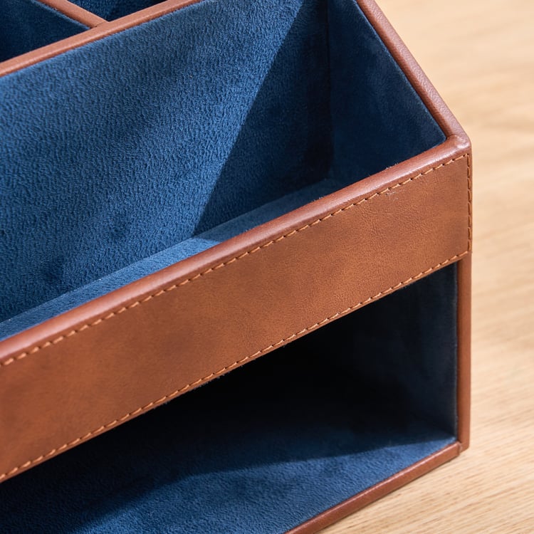 Orion Dohphy Wooden 5-Compartmet Desktop Organiser