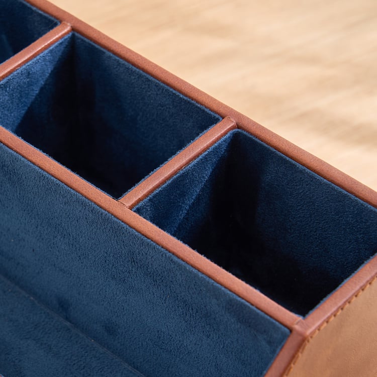 Orion Dohphy Wooden 5-Compartmet Desktop Organiser