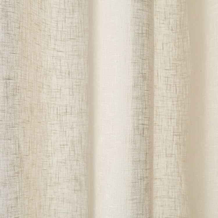 Elinor Rose Set of 2 Sheer Door Curtains - 8.8ft (270cm)