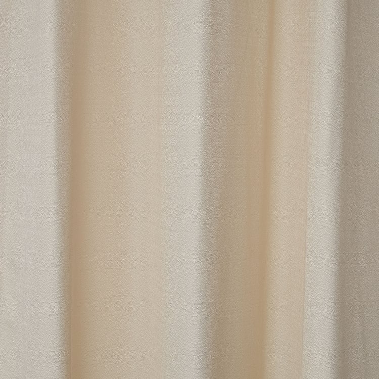 Eren Cipher Set of 4 Room-Darkening and Sheer Door Curtains - 7ft