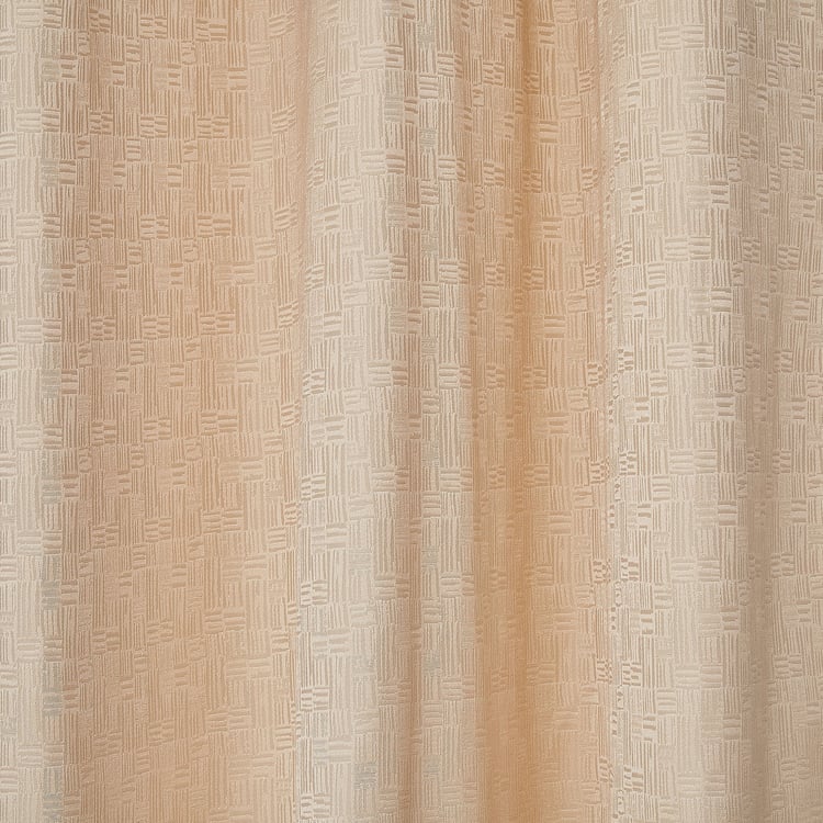 Eren Gleam Set of 4 Room-Darkening and Sheer Door Curtains - 7ft