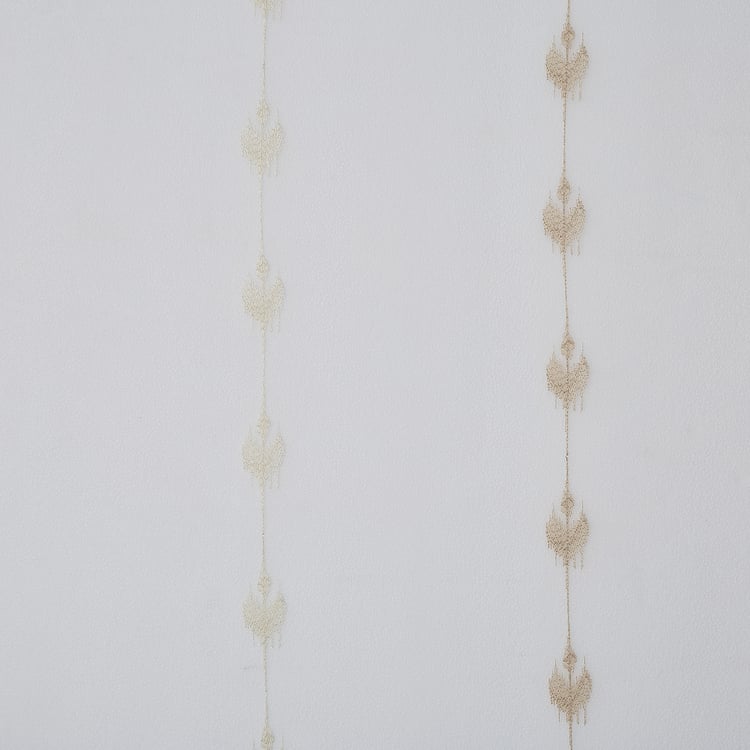 Eren Gleam Set of 4 Room-Darkening and Sheer Door Curtains - 7ft