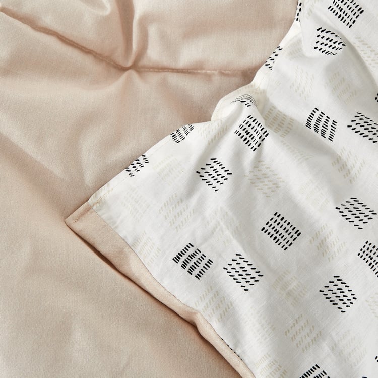 Ecliptic Saga Fleur Cotton Printed Reversible Double Comforter