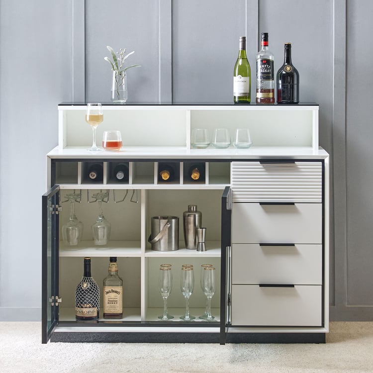 Sterling Bar Cabinet - White
