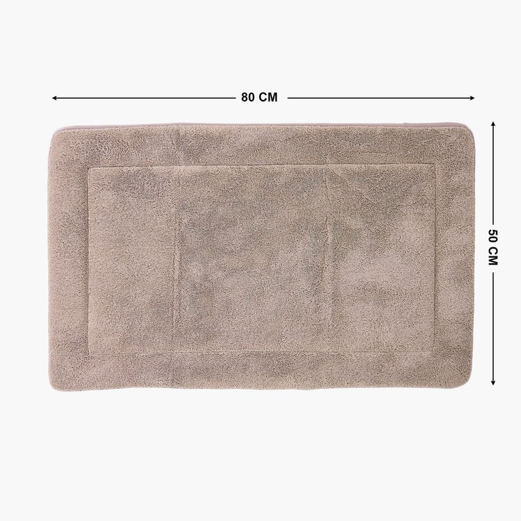 Buttercup Zenith Terry Memory Foam Bath Mat - 80x50cm