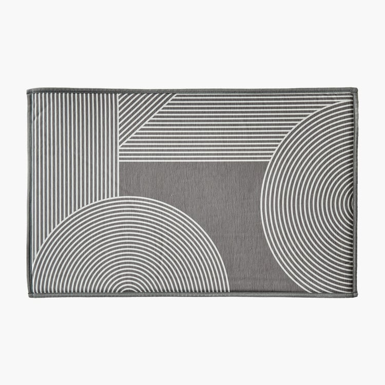 Buttercup Zenith Memory Foam Printed Anti-Slip Bath Mat - 80x50cm
