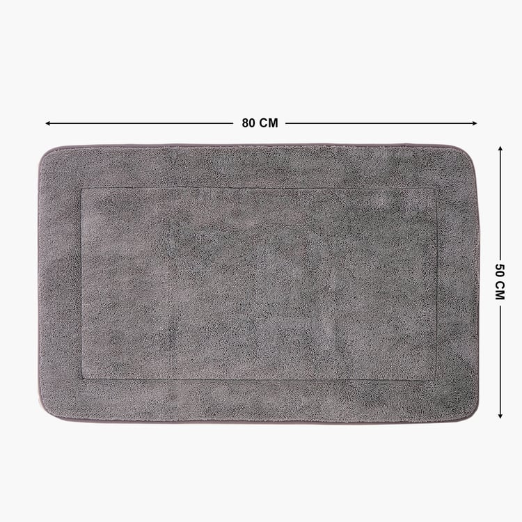 Buttercup Zenith Terry Memory Foam Anti-Slip Bath Mat - 80x50cm