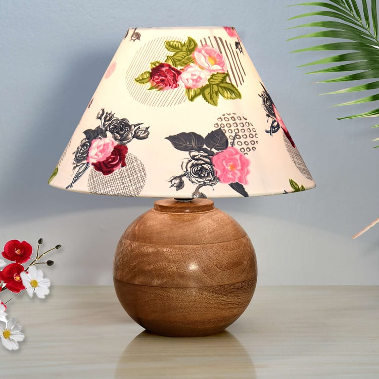 HOMESAKE Wooden Table Lamp