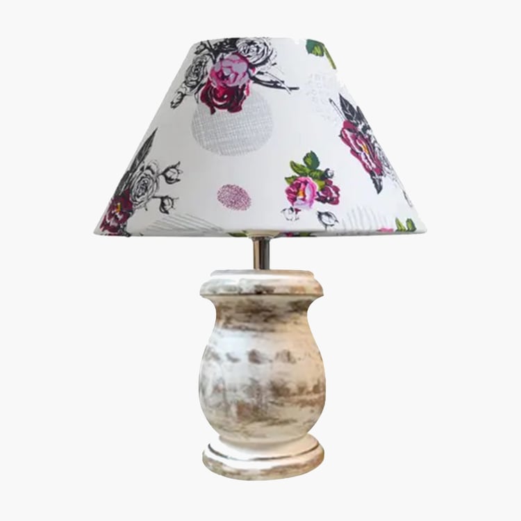 HOMESAKE Wooden Table Lamp