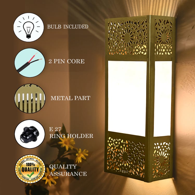 HOMESAKE Turkish Moroccan Metal Wall Lamp