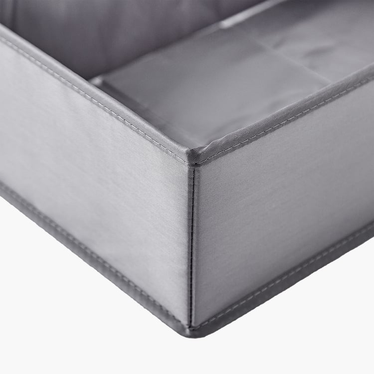 Regan Timber Polypropylene 2-Compartment Wardrobe Organiser