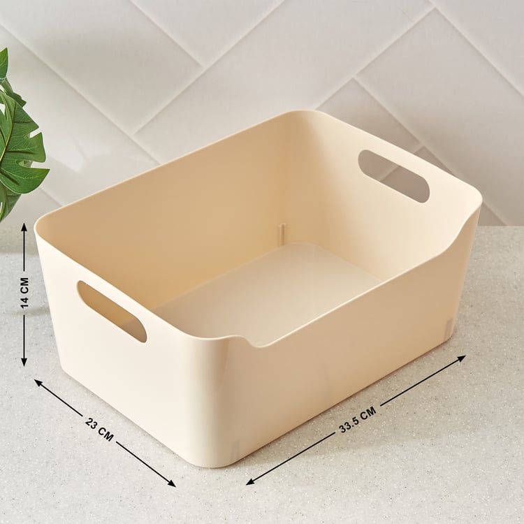 Spinel Jolly Polypropylene Storage Basket - Large