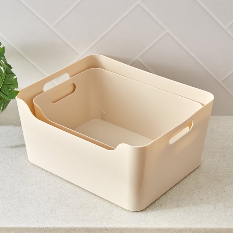 Spinel Jolly Polypropylene Storage Basket - Extra Large