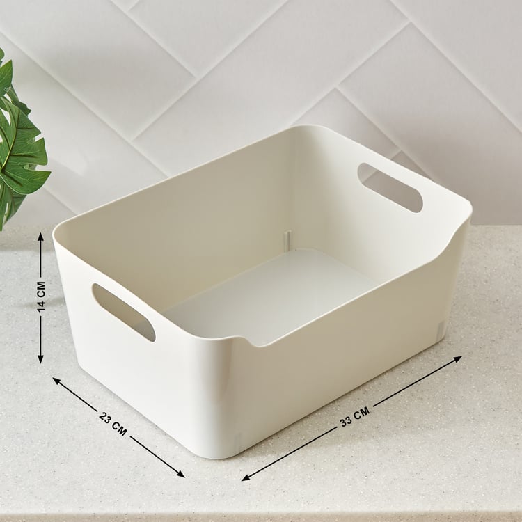 Spinel Jolly Polypropylene Storage Basket - Large