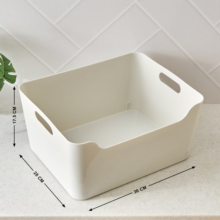 Spinel Jolly Polypropylene Storage Basket - Extra Large