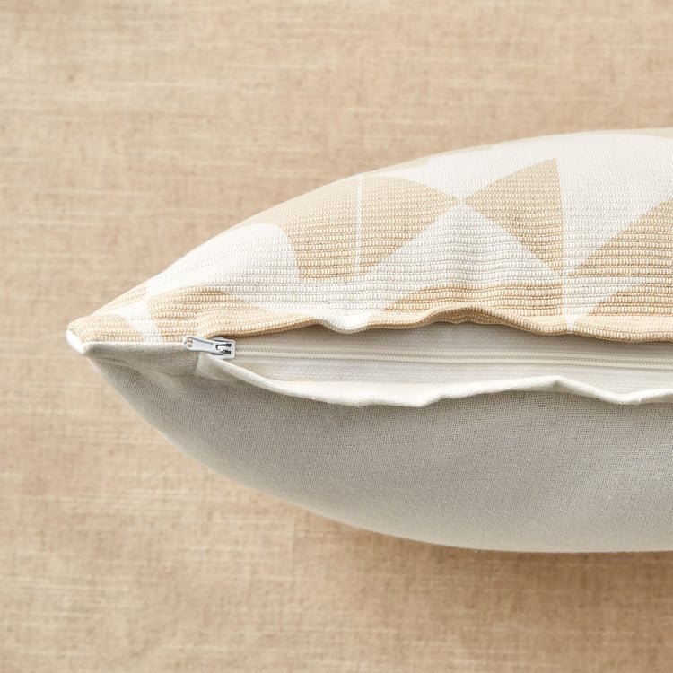 Stria Dune Set of 2 Geometric Print Cushion Covers - 40x40cm