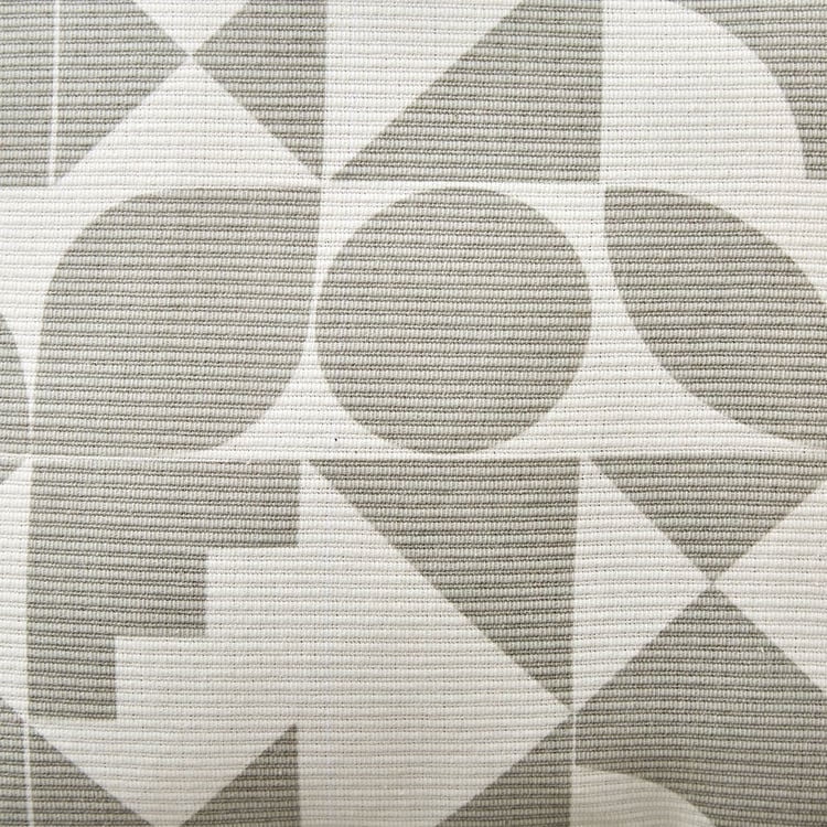 Stria Fog Set of 2 Geometric Print Cushion Covers - 40x40cm