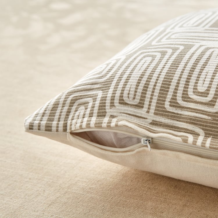 Stria Meadow Set of 2 Printed Cushion Covers - 40x40cm