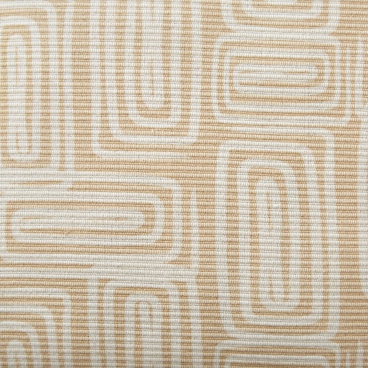 Stria Sandstone Set of 2 Printed Cushion Covers - 40x40cm