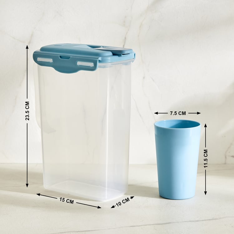 Atlantis Breeze Silva Polypropylene Jug with Tumblers