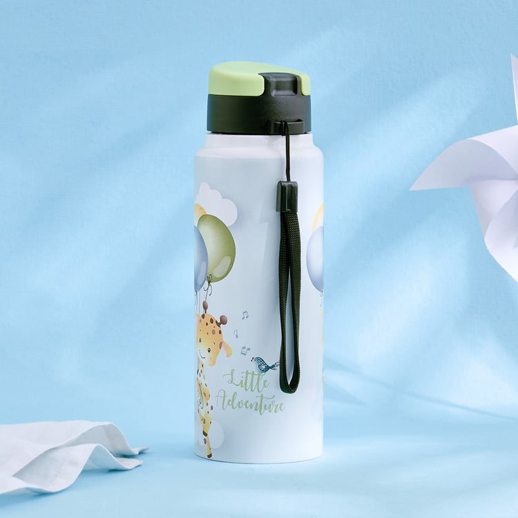 Slate Kids Wasser Stainless Steel Printed Water Bottle - 800ml