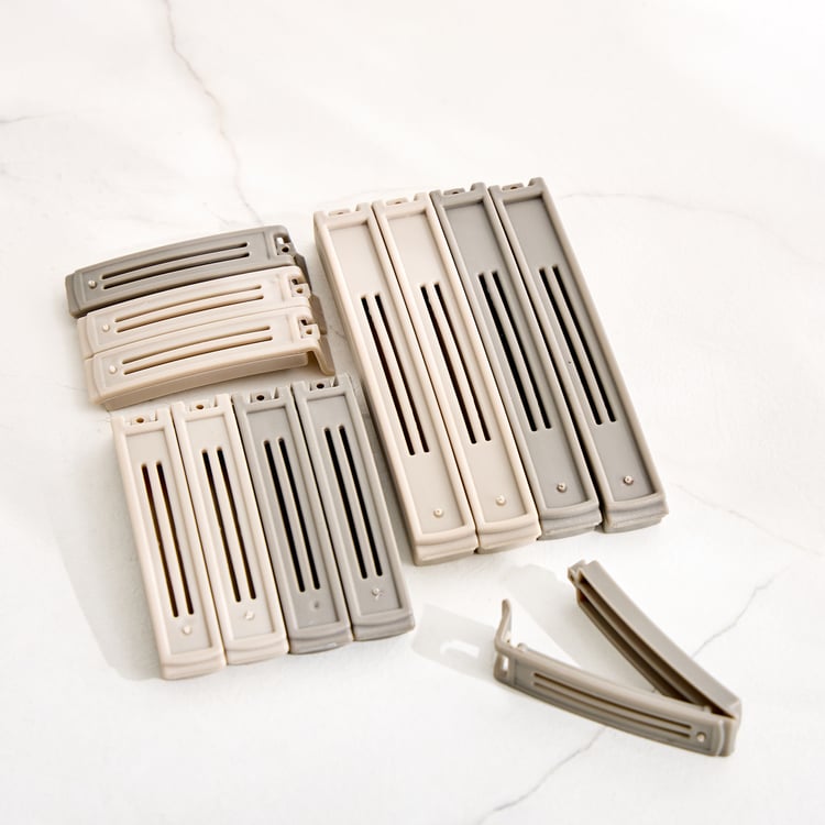 Rosemary Viola Set of 12 Polypropylene Bag Clips