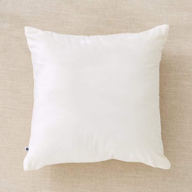 Opera Auric Embroidered Filled Cushion - 40X40cm