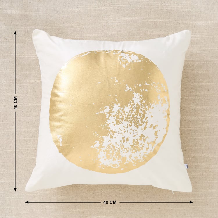Opera Eclipse Foil Printed Filled Cushion - 40X40cm