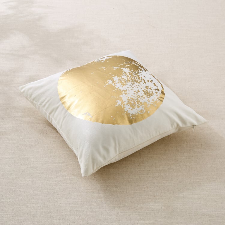 Opera Eclipse Foil Printed Filled Cushion - 40X40cm