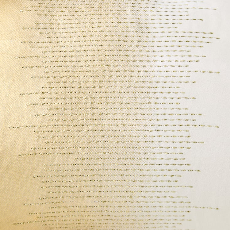 Opera Solar Velvet Embroidered Filled Cushion - 50x30cm