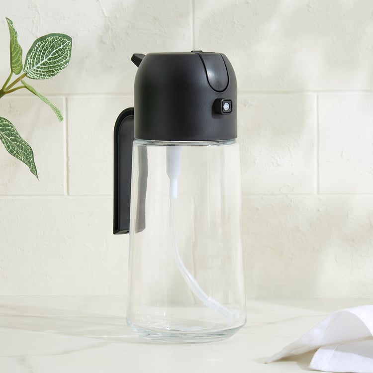 Pamolive Relish Glass Oil Dispenser with Spray Nozzle - 500ml