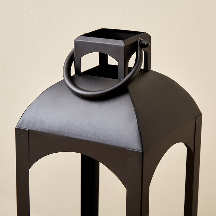 Bernina Monochrome Metal Floor Lantern