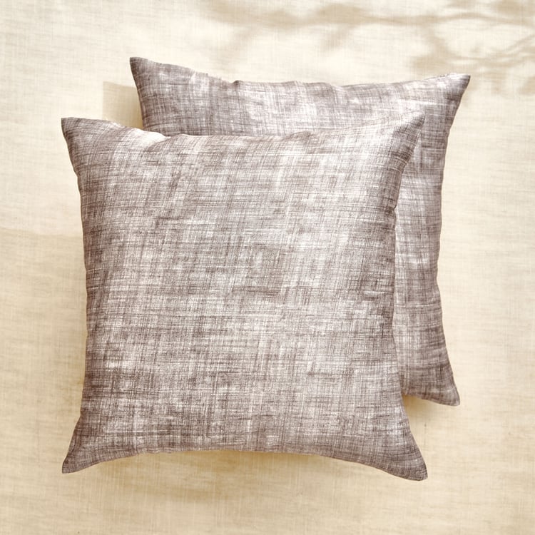 Pietra Nestoria Set of 2 Patterned Cushion Covers - 40x40cm