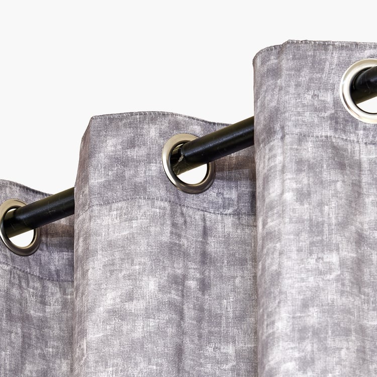 Pietra Zephir Set of 2 Printed Light Filtering Door Curtains - 9ft