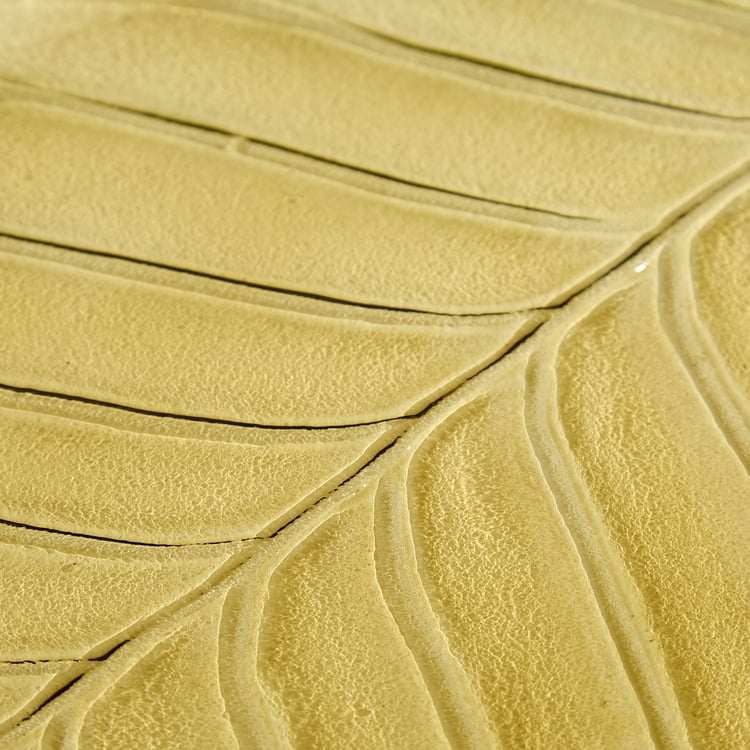 Botanica Flufois Glass Leaf Decorative Platter