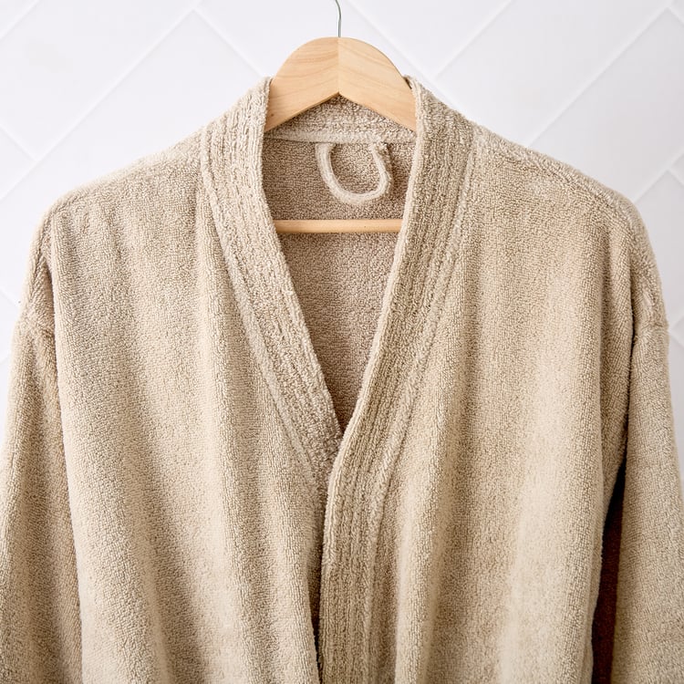Clair De Lune Fluffy Cotton Adult Bathrobe - M