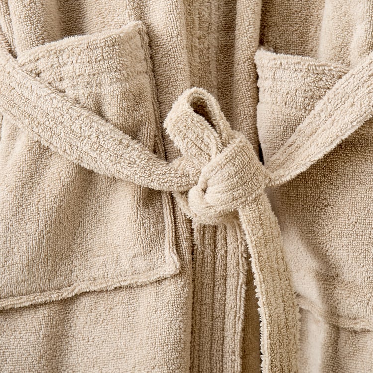 Clair De Lune Fluffy Cotton Adult Bathrobe - M