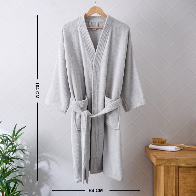 Iced Palace Fluffy Cotton Adult Bathrobe - M
