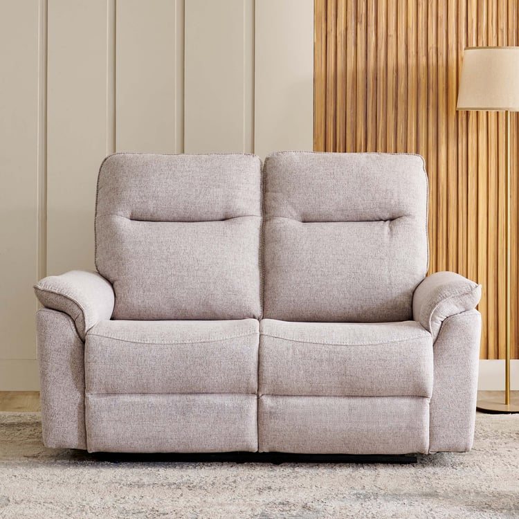 Artise Fabric 2-Seater Electric Recliner - Grey