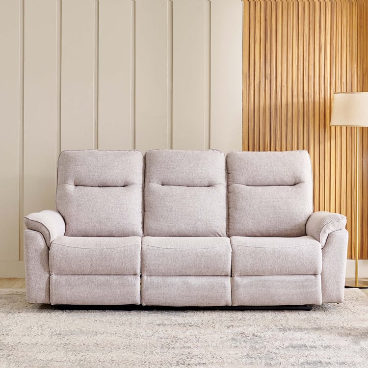 Artise Fabric 3-Seater Electric Recliner - Beige