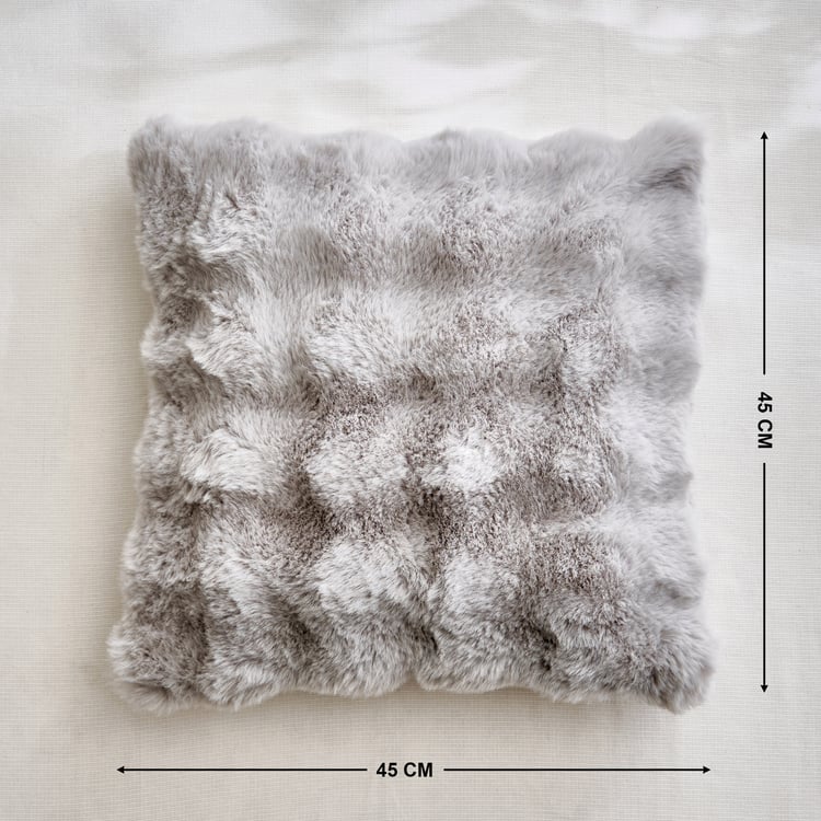 Ebony Frost Bubble Filled Cushion - 45x45cm