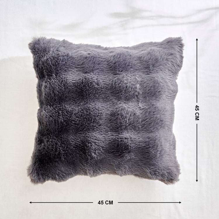 Ebony Storm Bubble Filled Cushion - 45x45cm