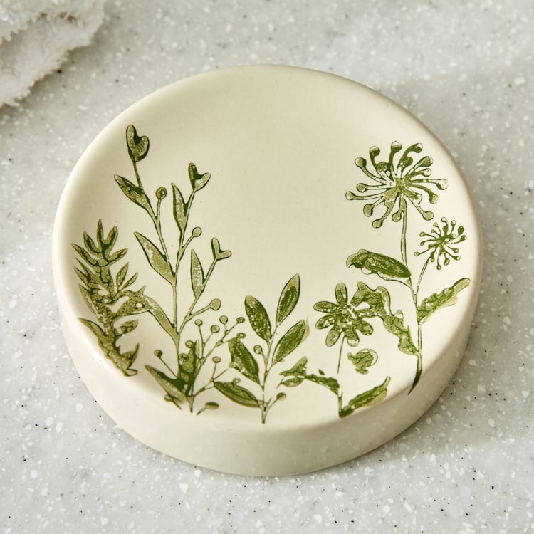 Nova Botanica Flora Ceramic Soap Dish
