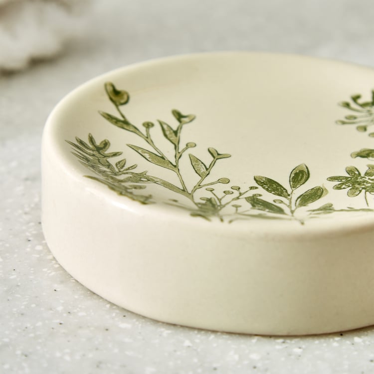 Nova Botanica Flora Ceramic Soap Dish