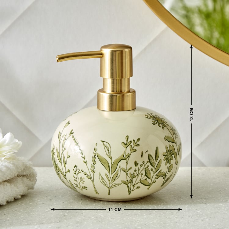 Nova Botanica Flora Ceramic Soap Dispenser - 380ml